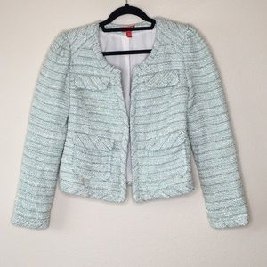 Pastel Green Tweed Jacket